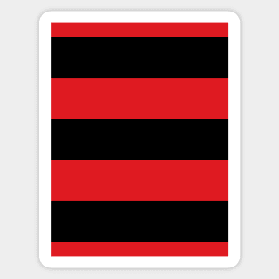 CRF Flamengo  Red and Black Hoops Sticker
